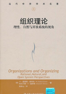 5. 《组织与组织行为：理性、自然和开放系统视角》封面